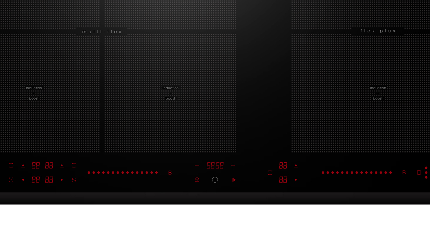 Euromaid 90cm 6 Zone Induction Cooktop - Black Glass (IMZ96)