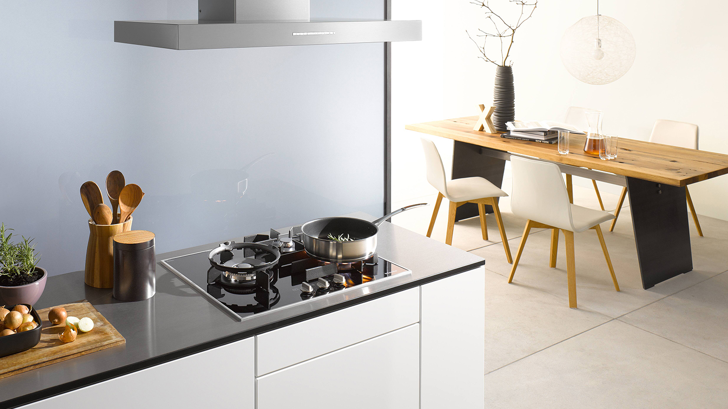 Miele 62cm 3 Burner Gas Cooktop - Black Glass (KM 3014/09209870)