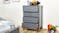 Neves 4 Drawer Tallboy - Grey