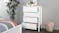 Neves 4 Drawer Tallboy - White