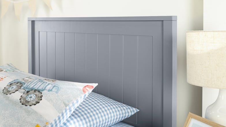 Neves King Single Bed Frame - Grey