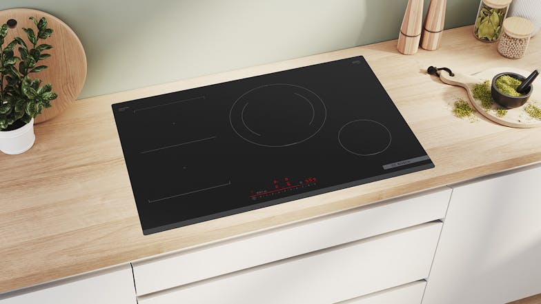 Bosch 80cm 4 Zone Induction Cooktop - Black (Series 6/PVS831HC1E)