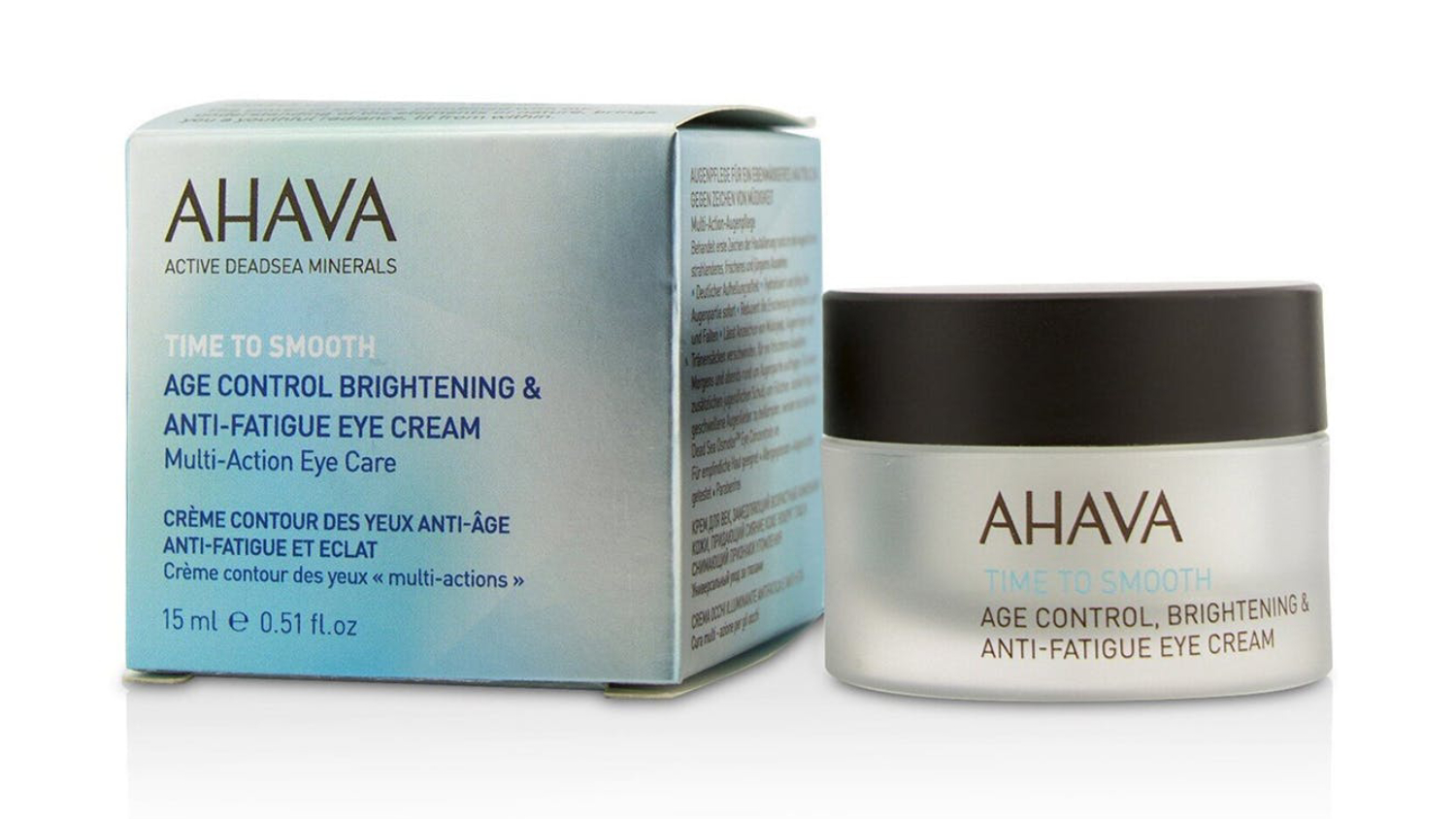 Ahava Time To Smooth Age Control Brightening and Anti-Fatigue Eye Cream - 15ml/0.51oz