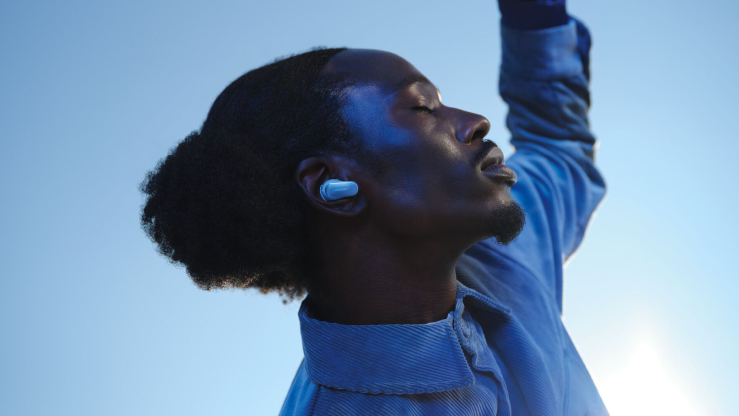 Bose QuietComfort Ultra Active Noise Cancelling True Wireless In-Ear Headphones - Moonstone