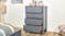 Neves 4 Drawer Tallboy - Grey