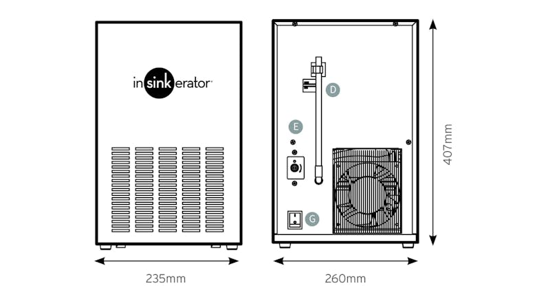 InSinkerator Near-Boiling & Chilled Mixed Filtered Multi Tap - Brushed (Uso/CHUSO-BR)