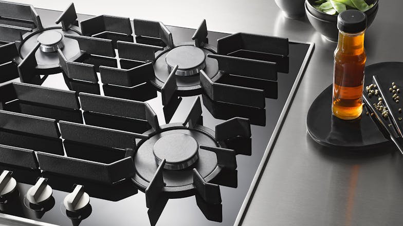 Miele 92cm 5 Burner Gas on Glass Cooktop - Black Glass (KM 3054-1/10939890)