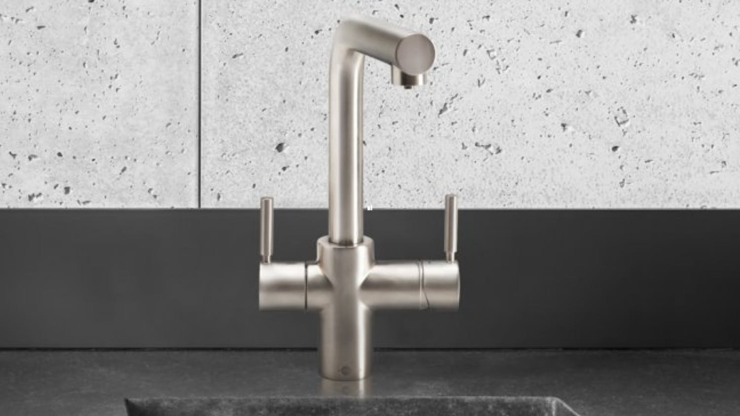 InSinkerator Near-Boiling & Cold Filtered Mixed Multi Tap - Brushed Steel (Lia/MTLIA-BR)