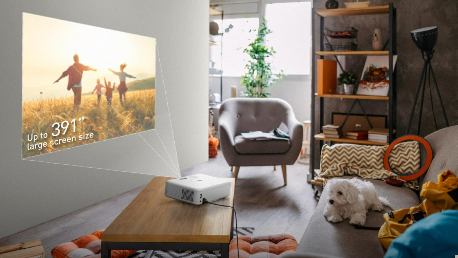 Epson FHD Portable Home Theatre Projector - White (CO-FH02)