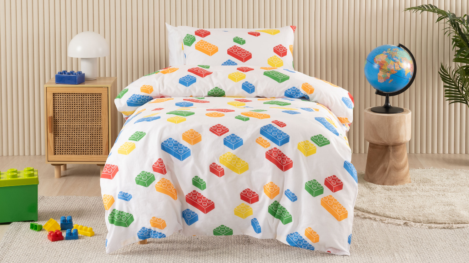 Block Party Duvet Cover Set by Squiggles