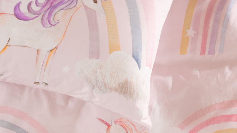 Unicorn Utopia Duvet Cover Set by Squiggles