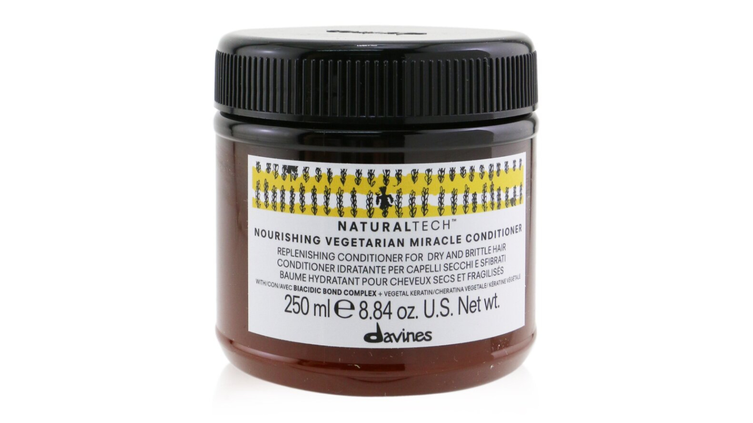 Davines Natural Tech Nourishing Vegetarian Miracle Conditioner (For Dry, Brittle Hair) - 250ml/8.84oz