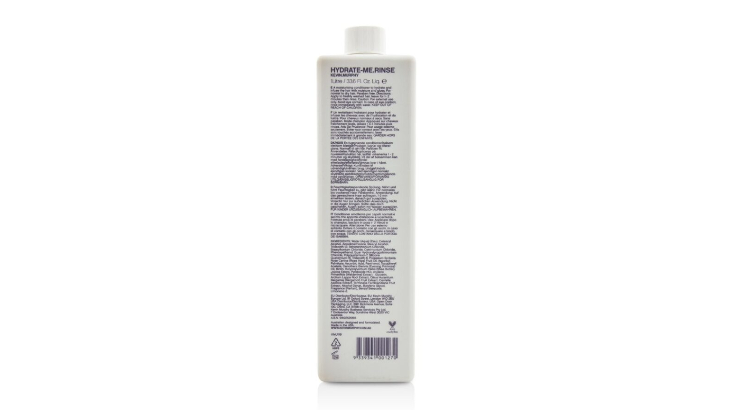 Kevin.Murphy Hydrate-Me.Rinse (Kakadu Plum Infused Moisture Delivery System - For Coloured Hair) - 1000ml/33.8oz