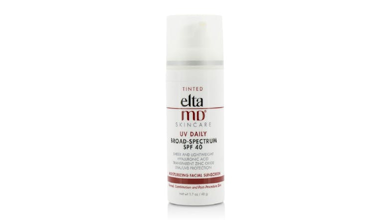 EltaMD UV Daily Moisturising Facial Sunscreen SPF 40 - For Normal, Combination & Post-Procedure Skin - Tinted - 48g/1.7oz