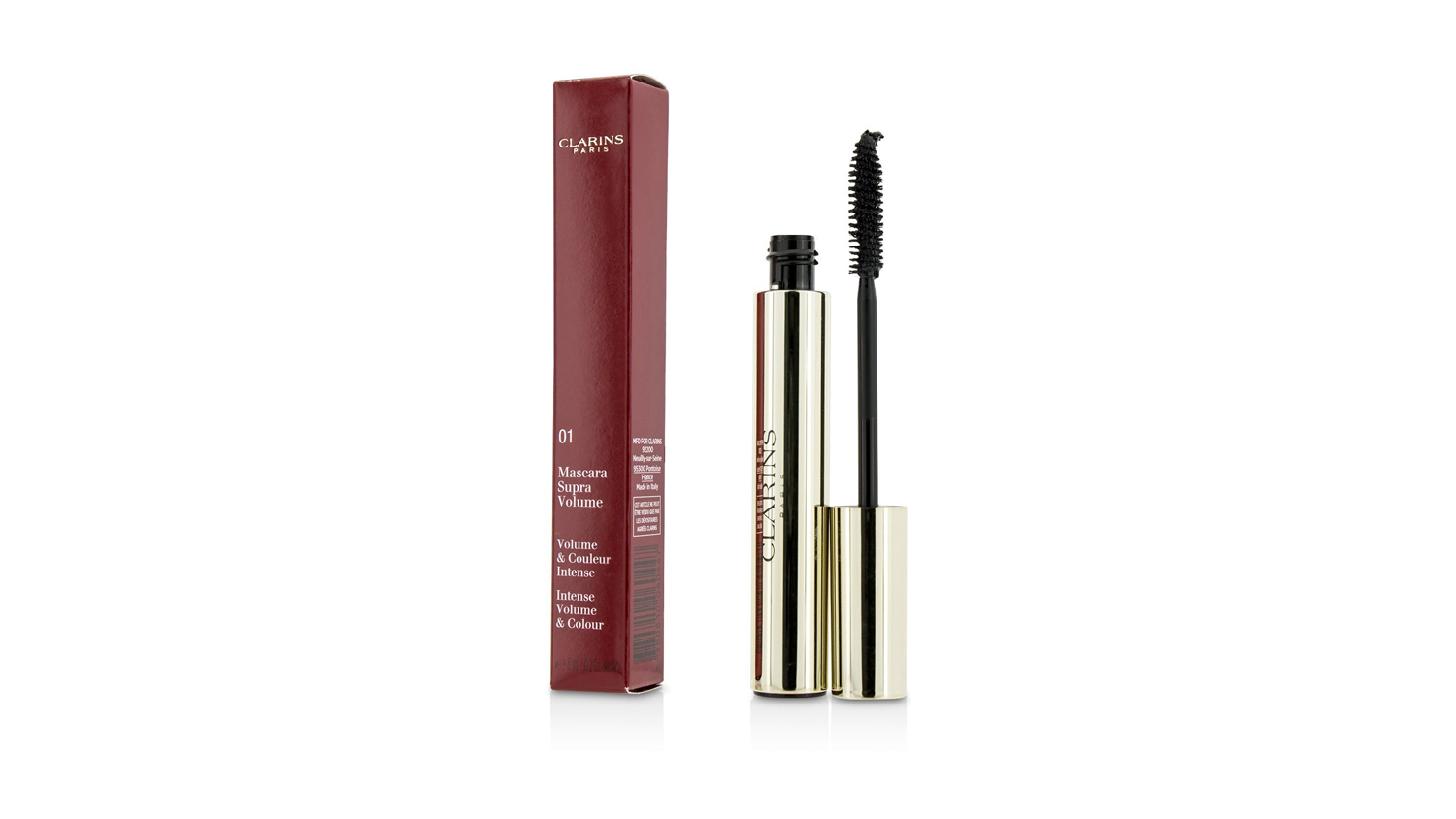 Clarins Supra Volume Mascara - # 01 Intense Black - 8ml/0.2oz