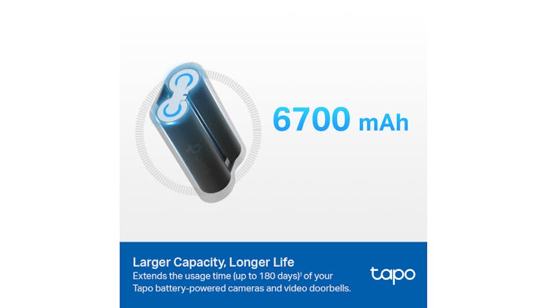 TP-Link Tapo A100 6700mAh Battery Pack for Tapo Smart Security Cameras