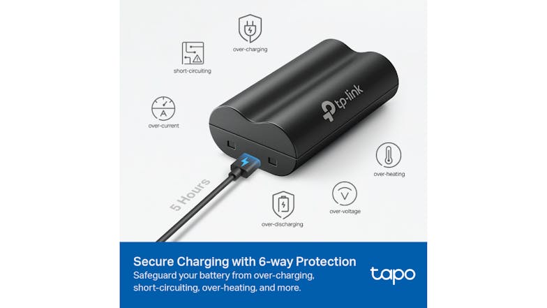 TP-Link Tapo A100 6700mAh Battery Pack for Tapo Smart Security Cameras