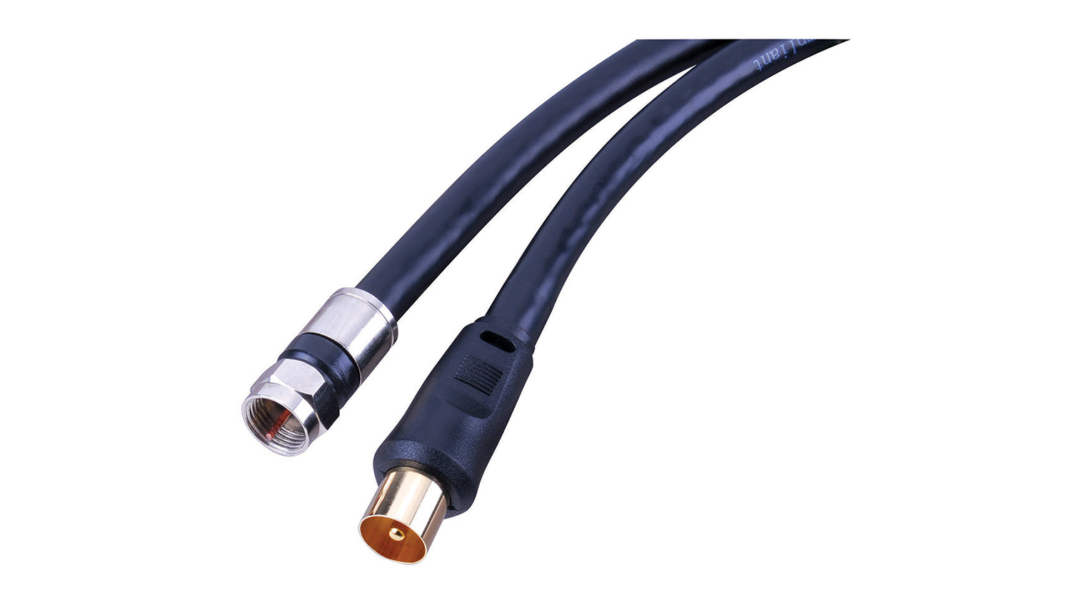 Vanco Bluejet 3.6m Video Adapter with RG6 Quad - PAL Male to F-Type - (BJVP1016)