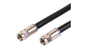Vanco Bluejet F-Type to F-Type Coax Cable - 1.8m Black (BJVP1030)