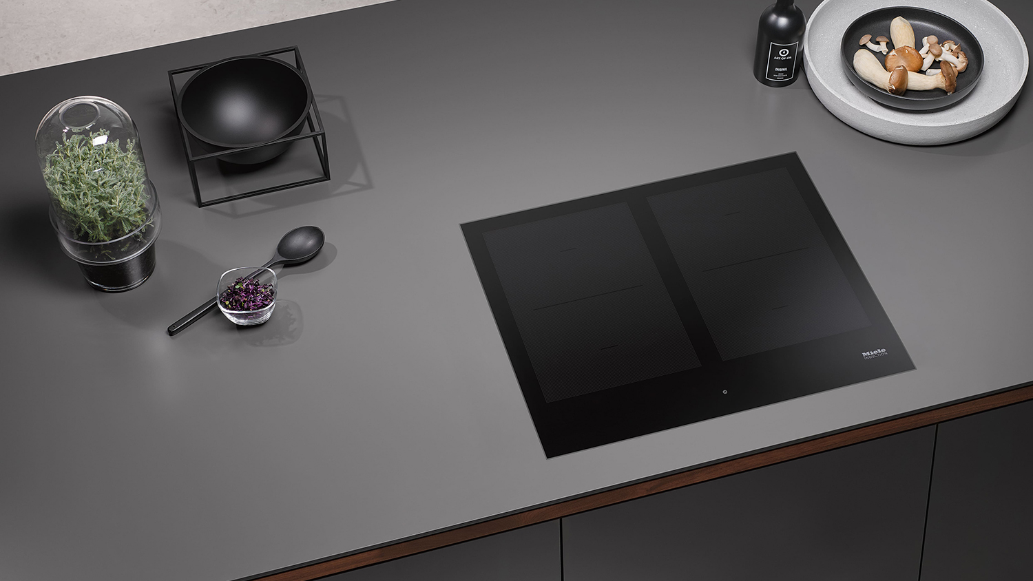 Miele 62cm 4 Zone Induction Cooktop - Black (KM 7564 FL/11230370)