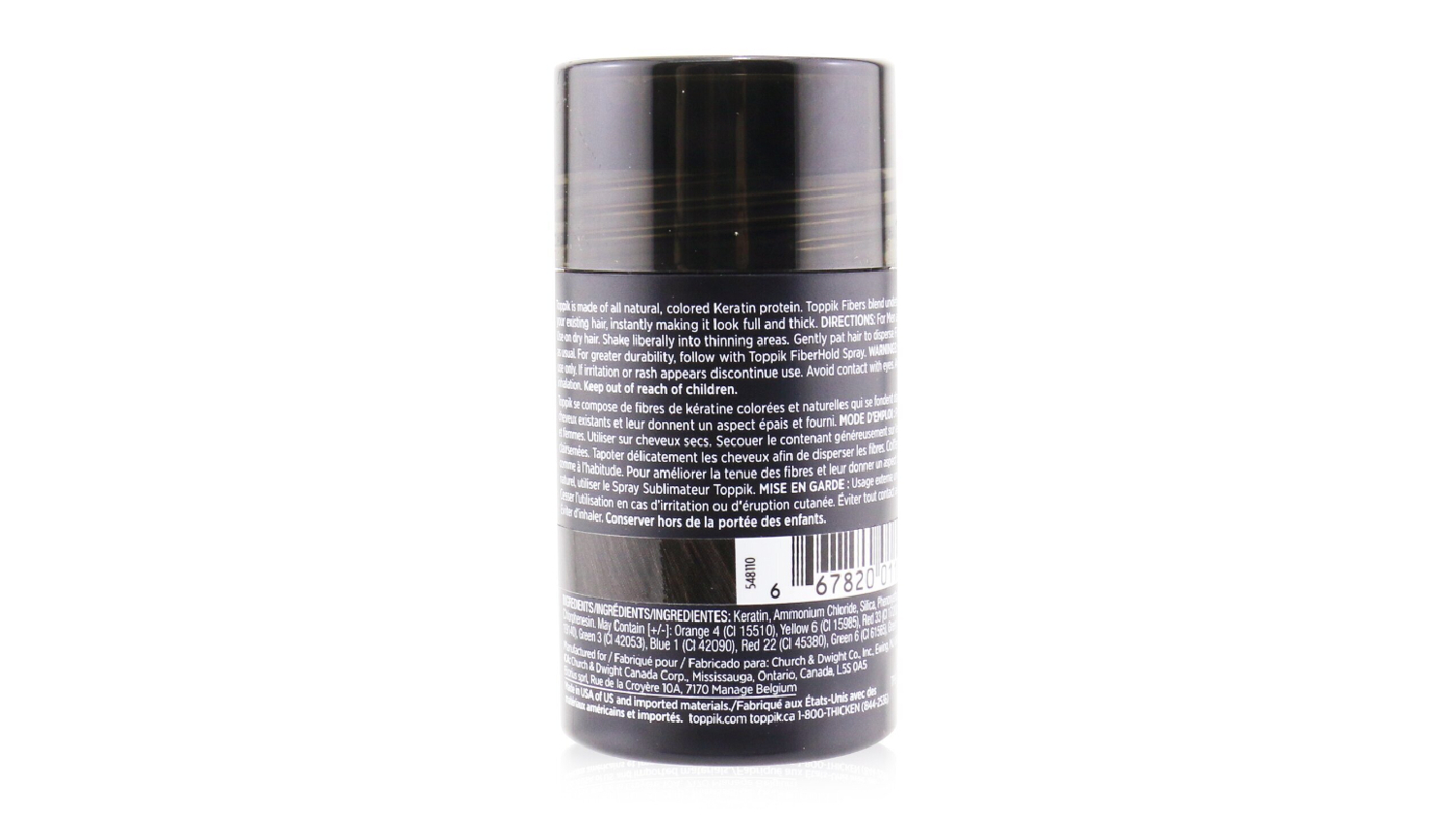 Toppik Hair Building Fibers - # Dark Brown - 12g/0.42oz