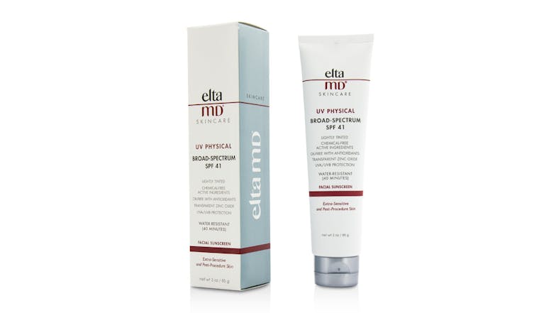 EltaMD UV Physical Water-Resistant Facial Sunscreen SPF 41 (Tinted) - For Extra-Sensitive & Post-Procedure Skin - 85g/3oz