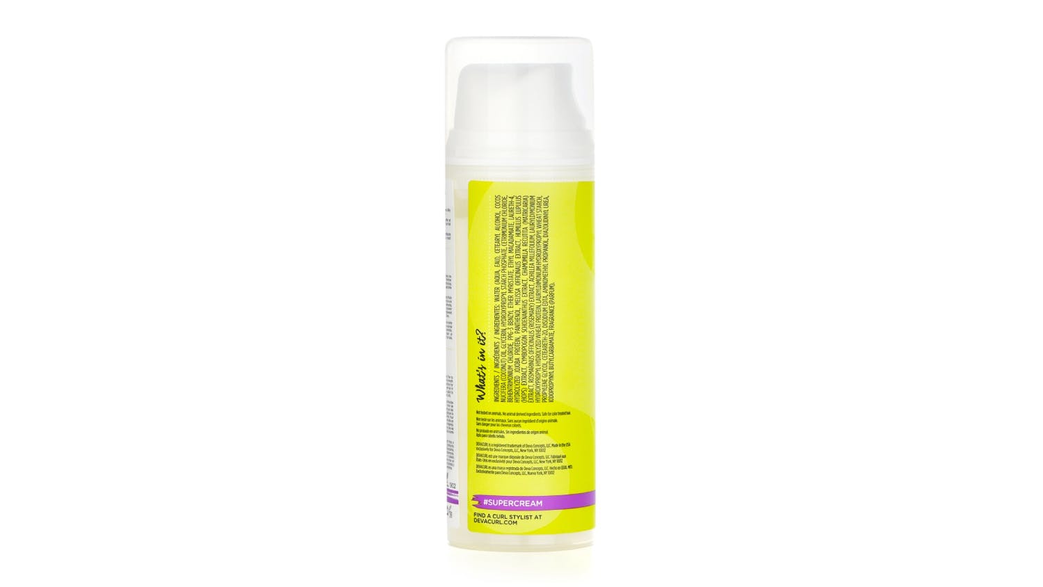 DevaCurl SuperCream (Coconut Curl Styler - Define & Control) - 150ml/5.1oz"