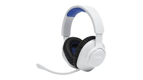 JBL Quantum 360P Console Wireless Gaming Headset for PlayStation - White/Blue