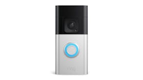Ring Video Doorbell Plus - Satin Nickel (Wireless, 1536p HD, Night Vision, Motion Detection, Two-Way Audio)