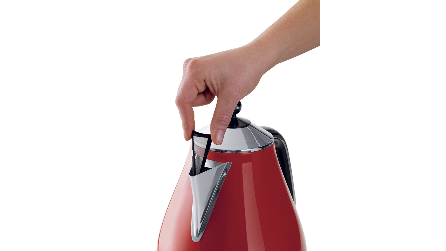 DeLonghi Icona Classic 1.7L Kettle Red (KBO2001.R) Harvey Norman