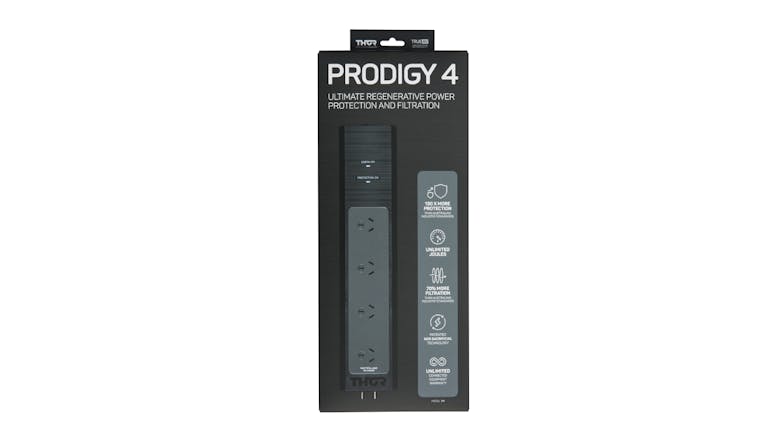 THOR PRODIGY 4 Outlet Surge Protector Board with Regenerative Power & Filtration