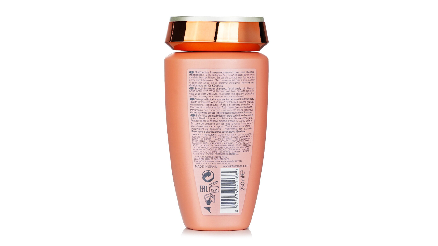 Kerastase Discipline Bain Fluidealiste Smooth-In-Motion Shampoo (For All Unruly Hair) - 250ml/8.5oz