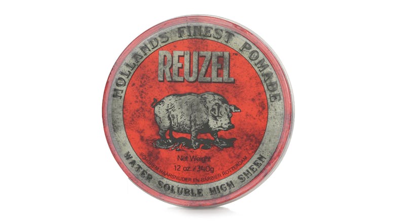 Reuzel Red Pomade (Water Soluble, High Sheen) - 340g/12oz