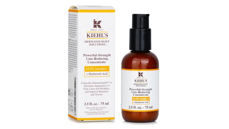 Kiehl's Dermatologist Solutions Powerful-Strength Line-Reducing Concentrate (With 12.5% Vitamin C + Hyaluronic Acid) - 75ml/2.5oz