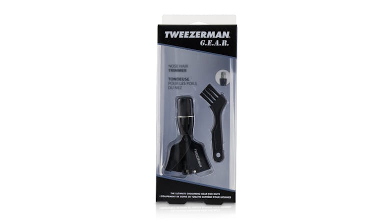 Tweezerman Nose Hair Trimmer With Brush - 2pcs
