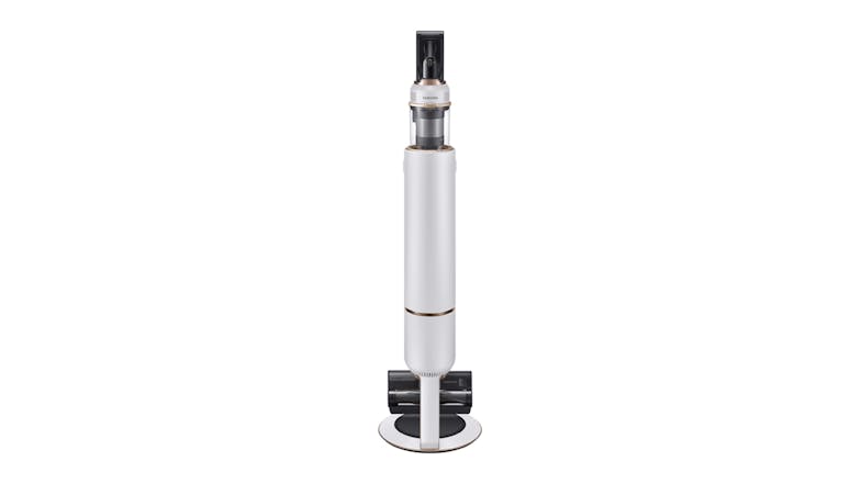 Samsung Bespoke Jet Plus Pet Handstick Vacuum Cleaner with All-in-one Clean Station - Misty White