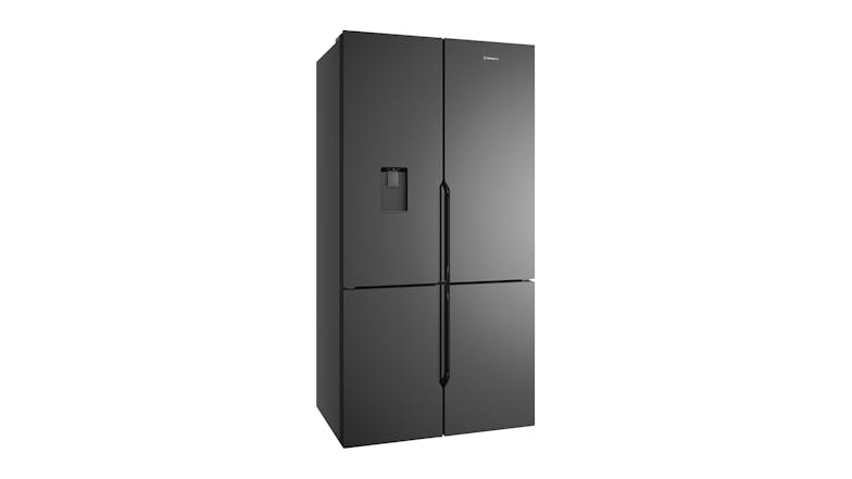 Westinghouse 564L Quad Door Fridge Freezer with Ice & Water Dispenser - Matte Charcoal Black (WQE5660BA)