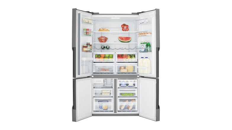 Westinghouse 564L Quad Door Fridge Freezer with Ice & Water Dispenser - Silver (WQE5660SA)