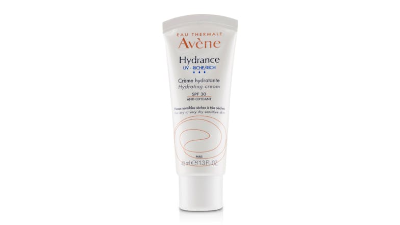 Avene Hydrance UV RICH Hydrating Cream SPF 30 - For Dry to Very Dry Sensitive Skin - 40ml/1.3oz