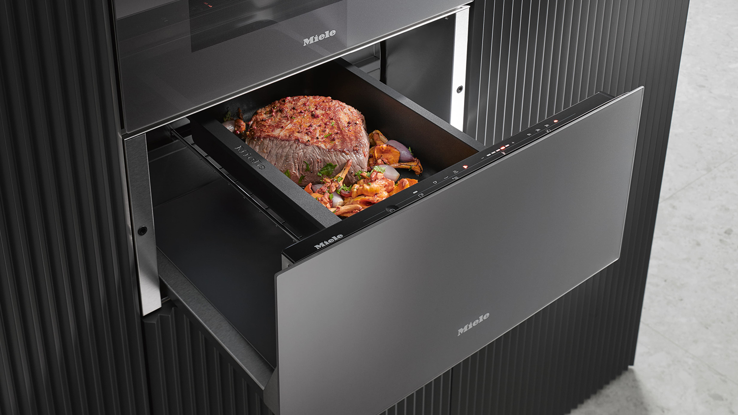 Miele 29cm Built-In Warming Drawer - Graphite Grey (ESW 7020/11135220)