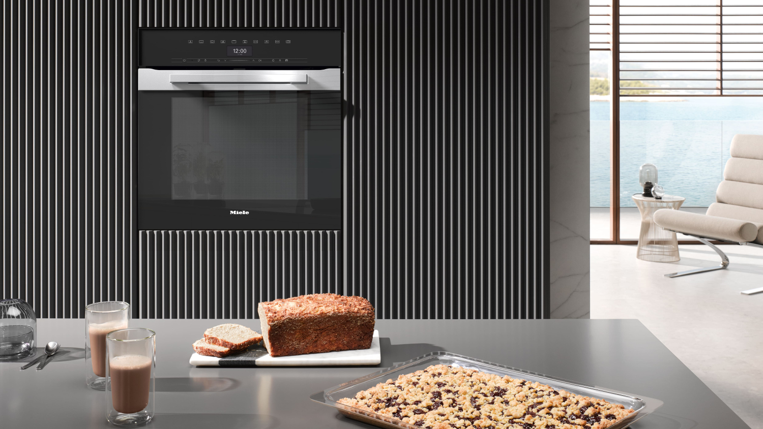 Miele 60cm 14 Function Built-In Oven - Clean Steel (H 7464 BP/11128470)