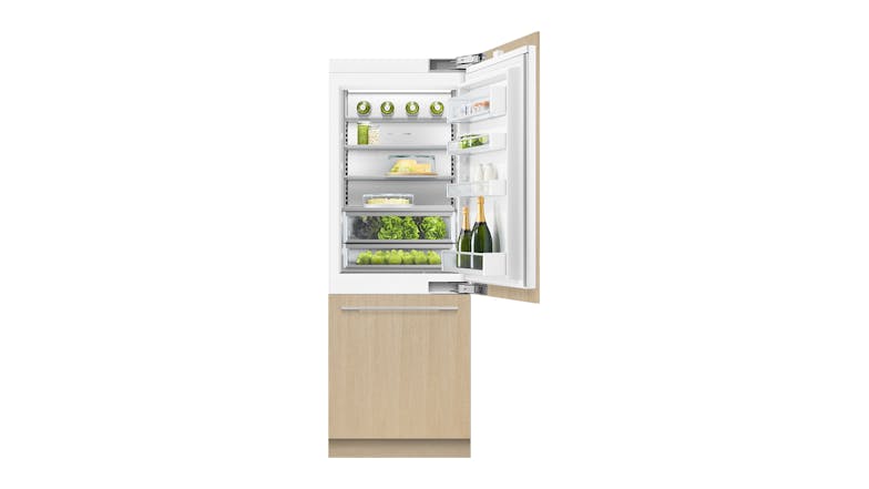 Fisher & Paykel 449L Integrated Bottom Mount Fridge Freezer with Ice & Water Dispenser - Panel Ready (Series 11/RS7621WRUK1)
