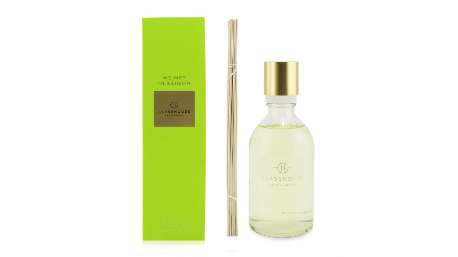 Glasshouse Diffuser - We Met In Saigon (Lemongrass) - 250ml/8.4oz