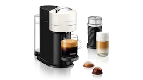 DeLonghi Vertuo Nespresso Capsule Coffee Machine with Aeroccino3 Milk Frother - White (ENV120.WAE)