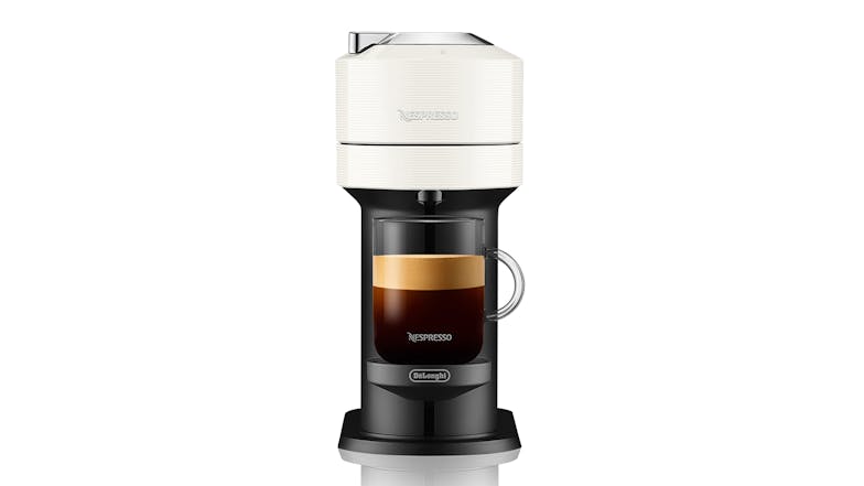 DeLonghi Vertuo Nespresso Capsule Coffee Machine with Aeroccino3 Milk Frother - White (ENV120.WAE)