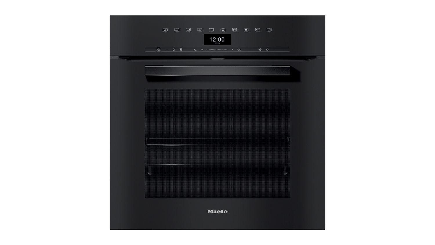 Miele 60cm 14 Function Built-In Oven - Obsidian Black (H 7464 BP ...