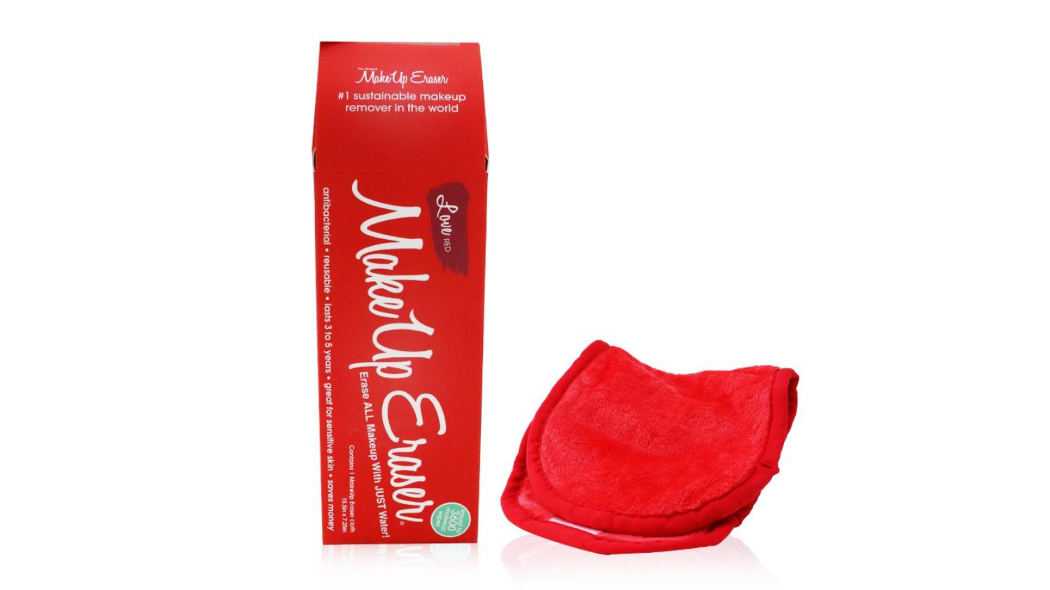 MakeUp Eraser MakeUp Eraser Cloth - # Love Red