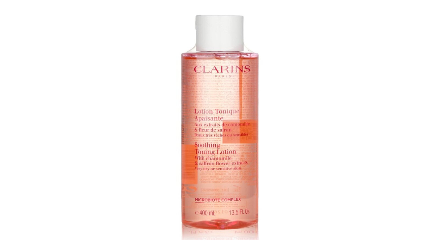 Clarins Soothing Toning Lotion with Chamomile & Saffron Flower Extracts - Very Dry or Sensitive Skin - 400ml/13.5oz