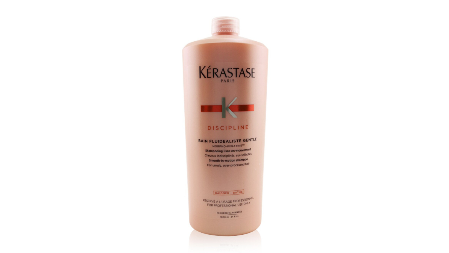 Kerastase Discipline Bain Fluidealiste Smooth-In-Motion Gentle Shampoo (For Unruly, Over-Processed Hair) - 1000ml/3.4oz