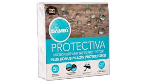 Protectiva Microfibre Waterproof Mattress and Pillow Protector by Bambi